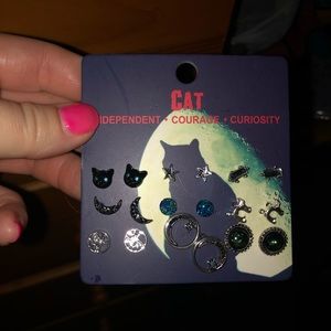 cat earrings